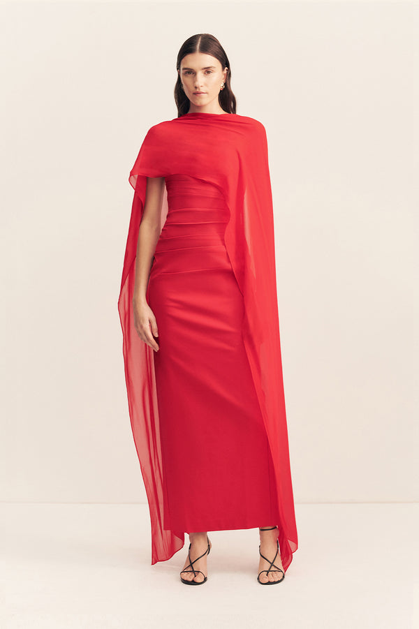 LUCENT SCARF  - CHILLI