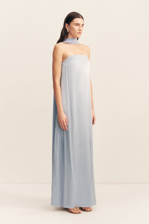 LUCENT SCARF  - POWDER BLUE