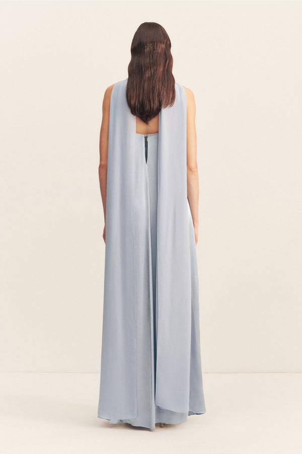 LUCENT SCARF  - POWDER BLUE
