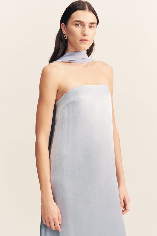 LUCENT SCARF  - POWDER BLUE