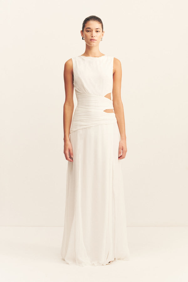 Shona Joy - Claude Side Split Maxi Dress - Ivory - Bridesmaids Dress Shona Joy - Claude Side Split Maxi Dress - Ivory - Bridesmaids Dress