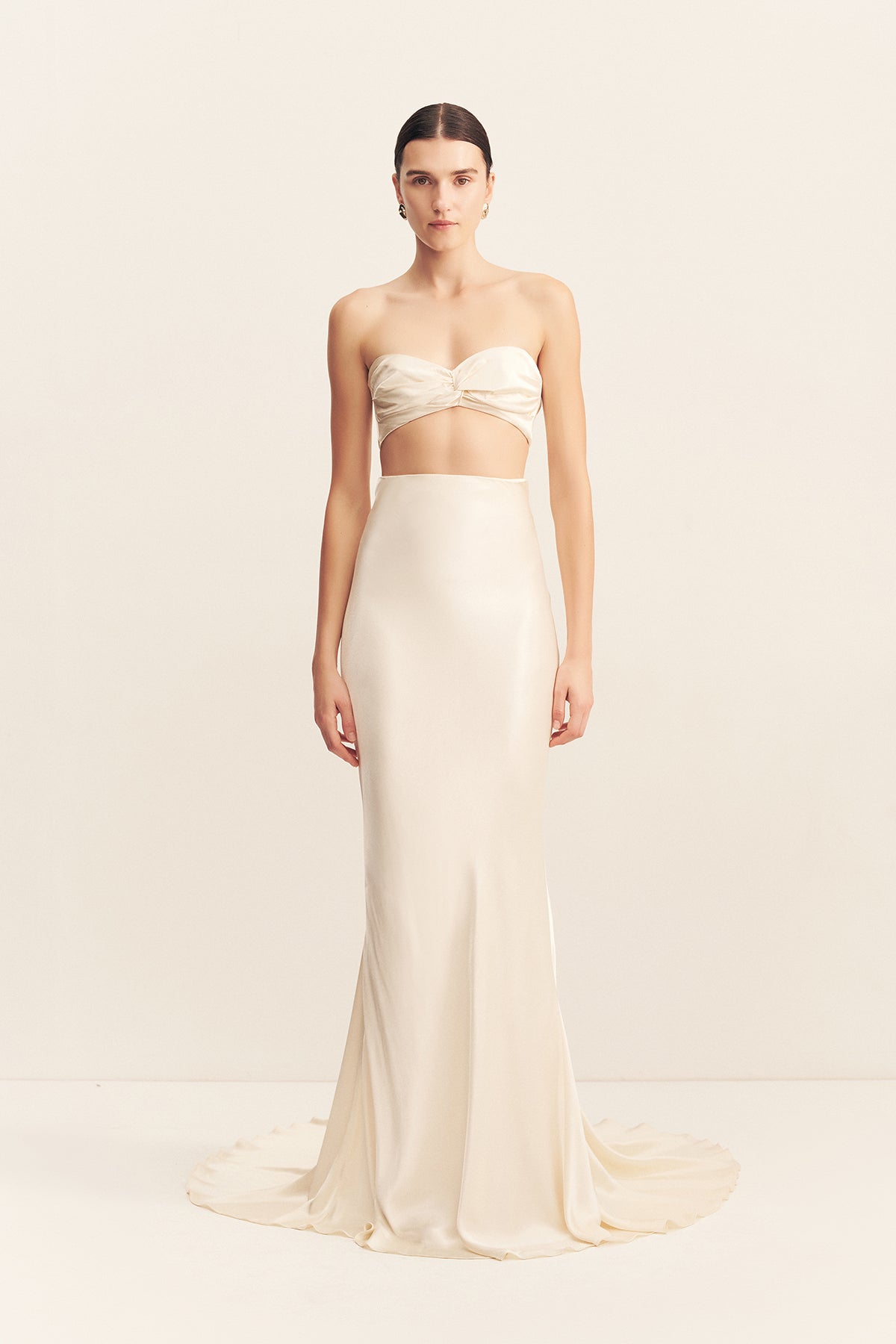 Shona Joy - La Lune High Waist Maxi Skirt - Cream Shona Joy - La Lune High Waist Maxi Skirt - Cream