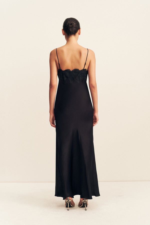 Shona Joy - Simona Lace Slip Maxi Dress - Black Shona Joy - Simona Lace Slip Maxi Dress - Black