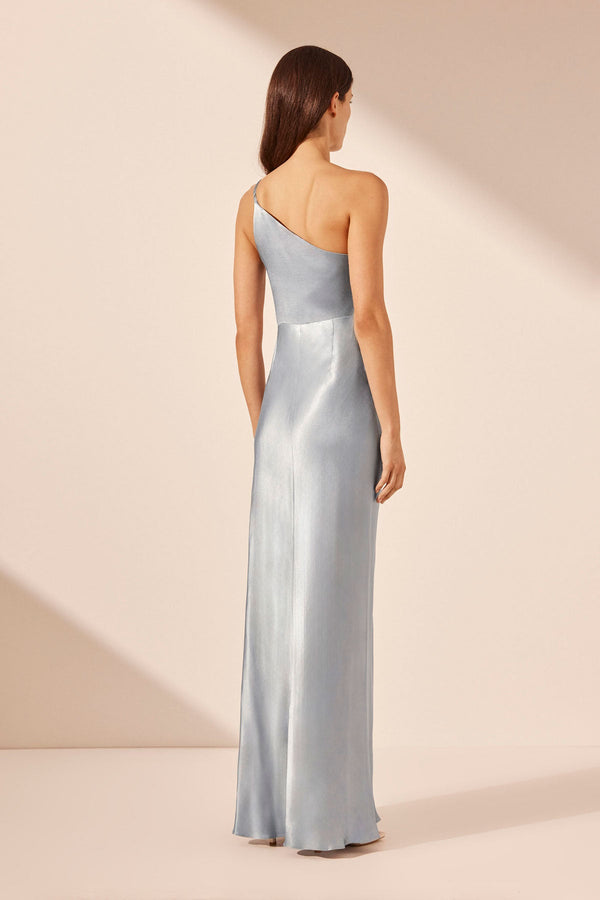 Shona Joy - La Lune Asymmetrical Gathered Maxi Dress - Powder Blue - Bridesmaids Dress Shona Joy - La Lune Asymmetrical Gathered Maxi Dress - Powder Blue - Bridesmaids Dress