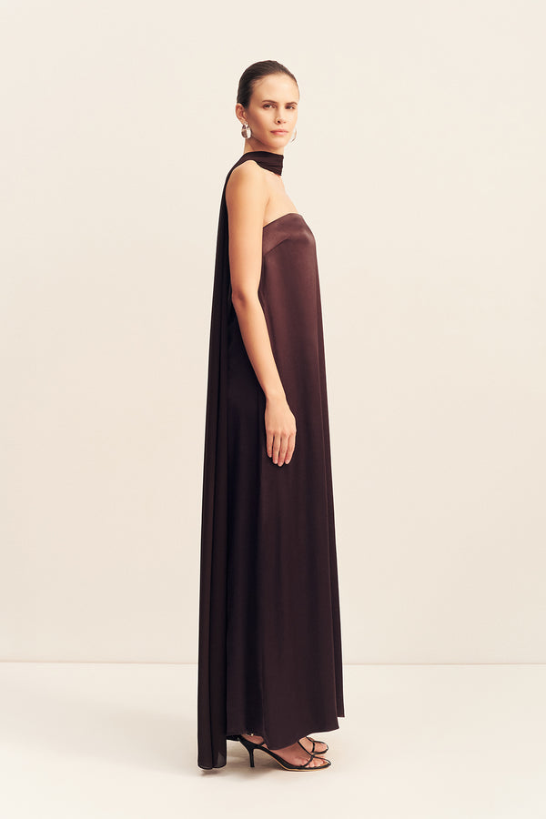 LUCENT SCARF  - ESPRESSO