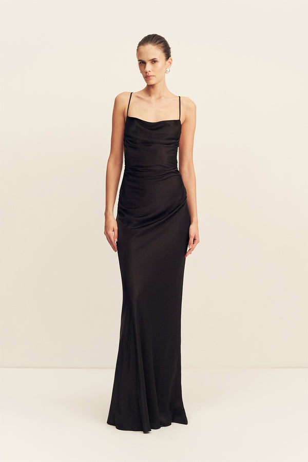 Shona Joy - La Lune Lace Back Maxi Dress - Black - Bridesmaids Dress Shona Joy - La Lune Lace Back Maxi Dress - Black - Bridesmaids Dress