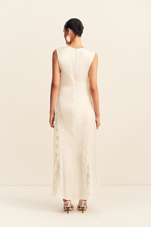 Shona Joy - Allegra Lace Panelled Maxi Dress - Ivory - Bridesmaids Dress Shona Joy - Allegra Lace Panelled Maxi Dress - Ivory - Bridesmaids Dress