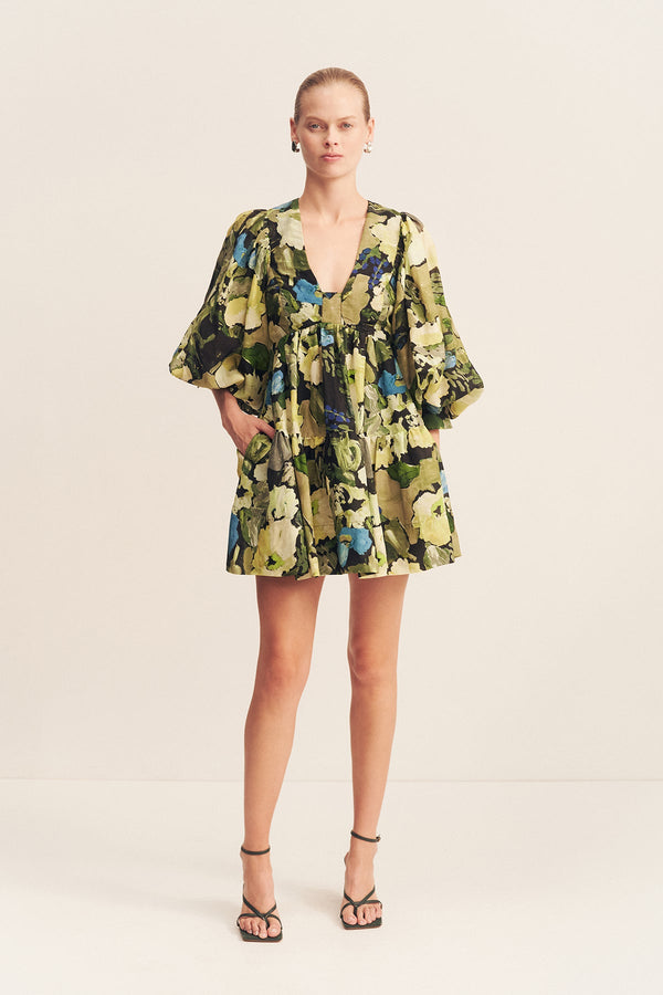 WEYES LONG SLEEVE MINI DRESS_F2