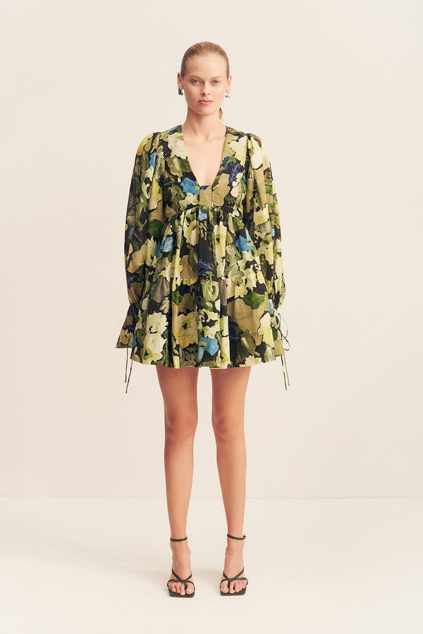 WEYES LONG SLEEVE MINI DRESS_F