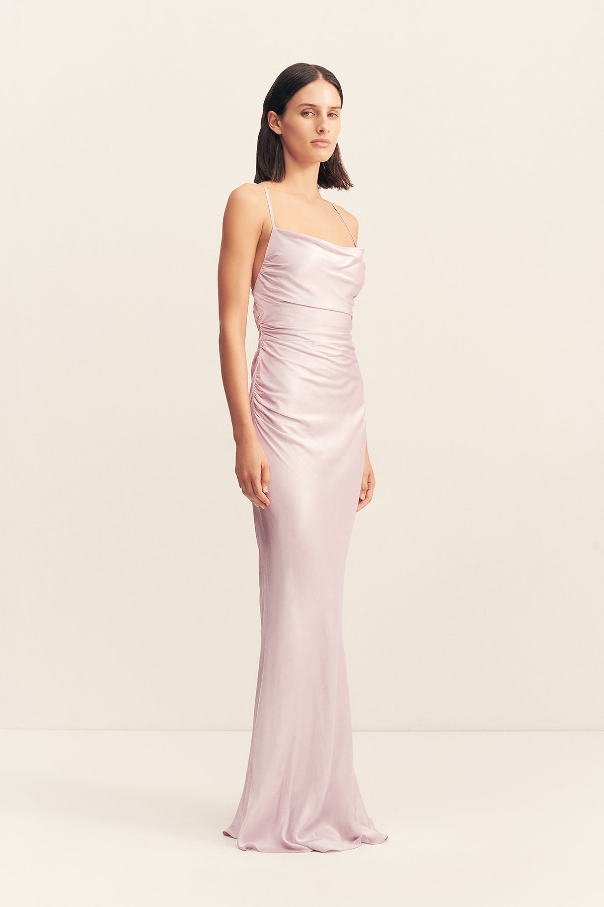La Lune Lace Back Maxi Dress | Lilac | Dresses | Shona Joy – Shona