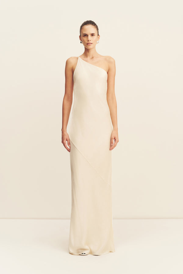 La Lune One Shoulder Cowl Back Maxi Dress | Cream | Dresses | Shona Joy Shona Joy US La Lune One Shoulder Cowl Back Maxi Dress | Cream | Dresses | Shona Joy Shona Joy US