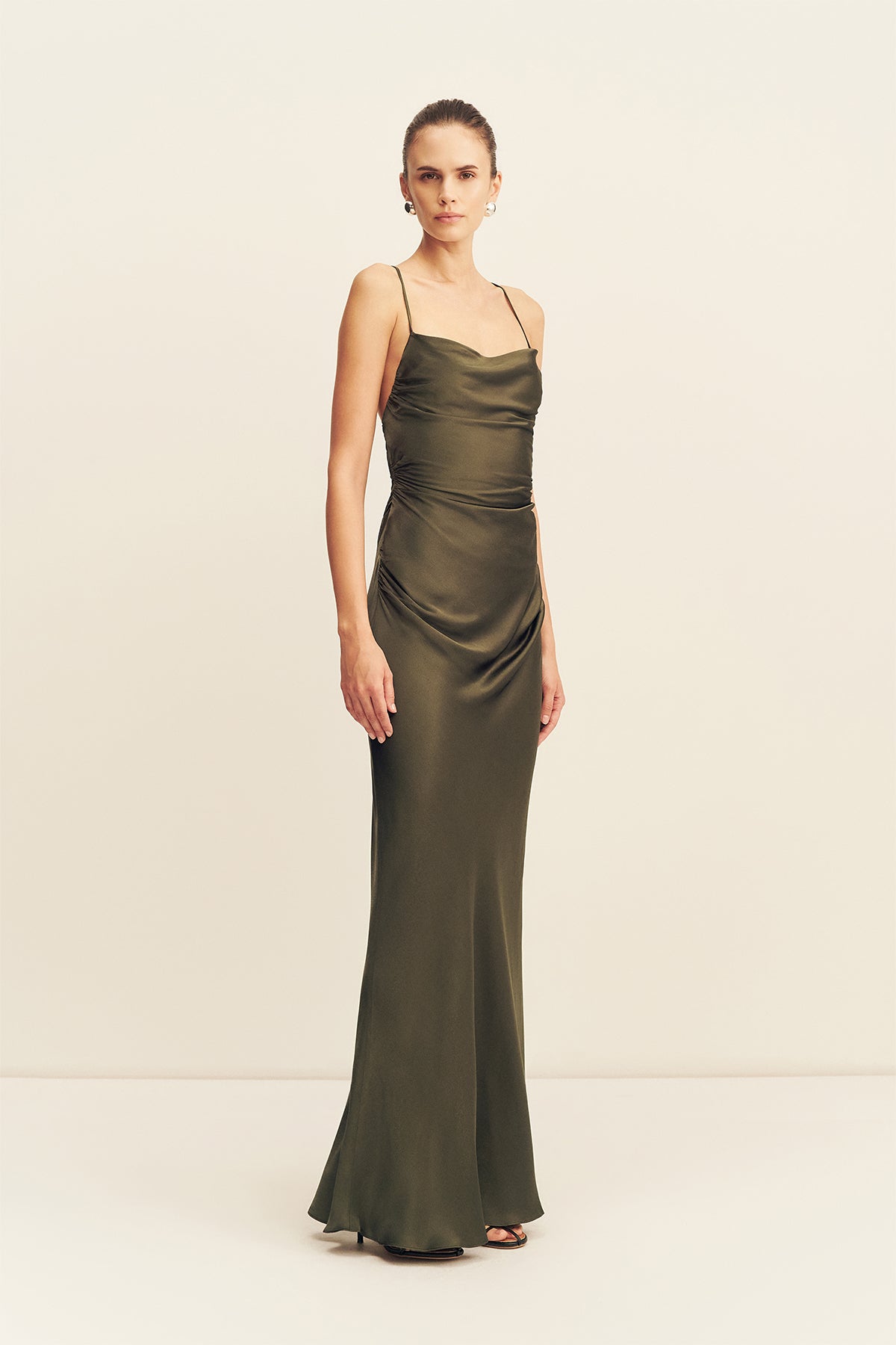 La Lune Lace Back Maxi Dress | Forest | Dresses | Shona Joy