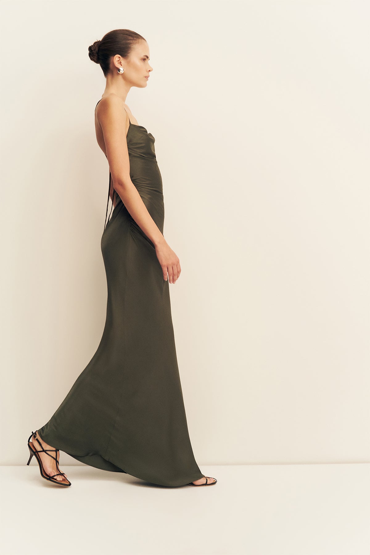 La Lune Lace Back Maxi Dress | Forest | Dresses | Shona Joy