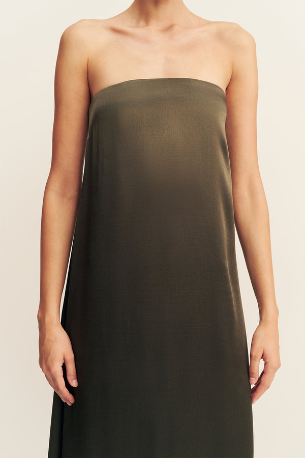 LA LUNE STRAPLESS COLUMN MAXI DRESS | FOREST | DRESSES | SHONA JOY Shona Joy US LA LUNE STRAPLESS COLUMN MAXI DRESS | FOREST | DRESSES | SHONA JOY Shona Joy US