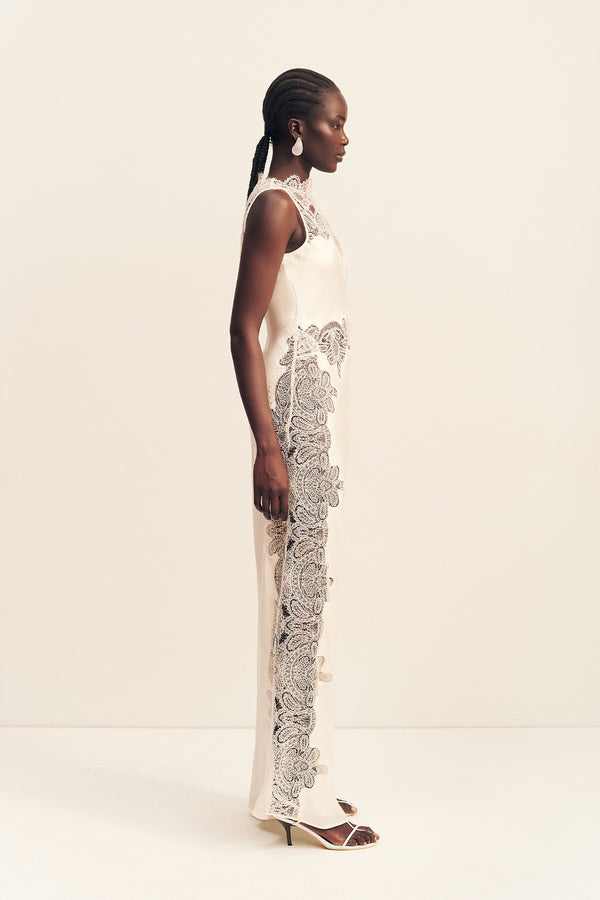 Stratus Lace High Neck Maxi Dress | Ivory | Dresses | Shona Joy Shona Joy US Stratus Lace High Neck Maxi Dress | Ivory | Dresses | Shona Joy Shona Joy US