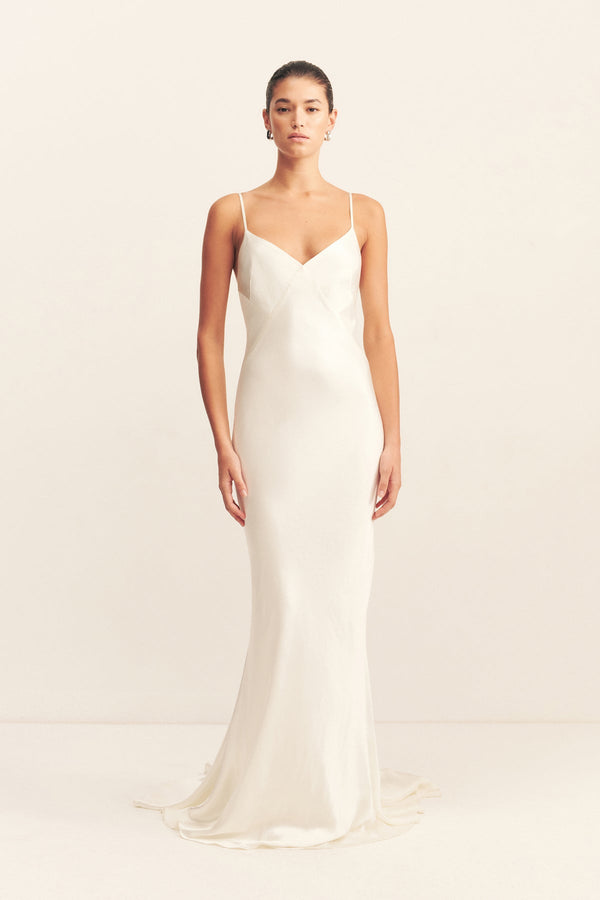 La Lune Low Back Maxi Dress | White | Dresses | Shona Joy Shona Joy US La Lune Low Back Maxi Dress | White | Dresses | Shona Joy Shona Joy US