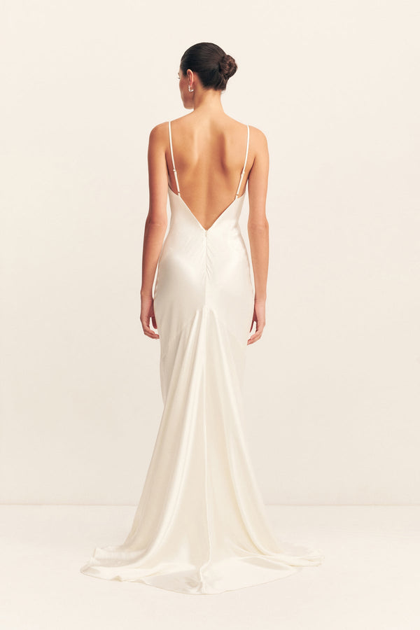 Shona Joy - La Lune Low Back Gown - White - Bridal Dress Shona Joy - La Lune Low Back Gown - White - Bridal Dress