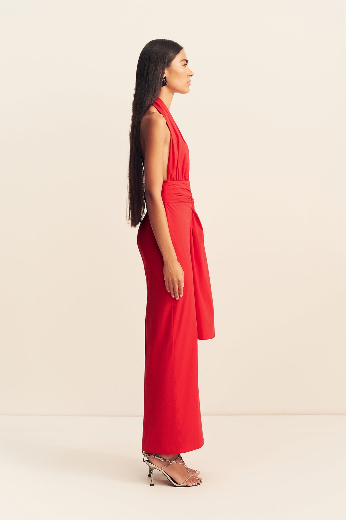 Campbell Halter Plunged Maxi Dress | Goji | Dresses | Shona Joy
