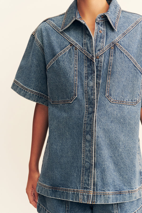 RAQUEL SHORT SLEEVE SHIRT