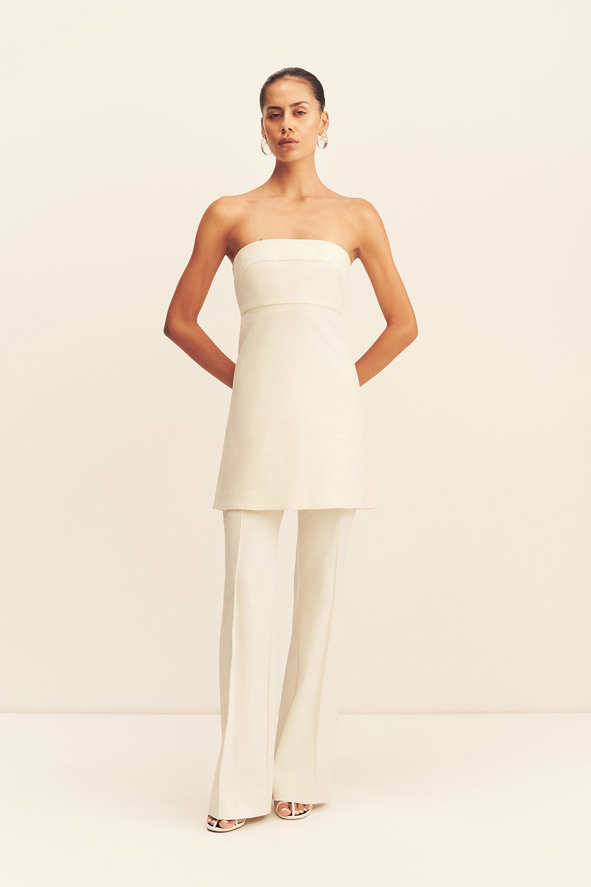 LANI BOOT CUT FLARED PANT | RICE | PANTS | SHONA JOY – Shona Joy US