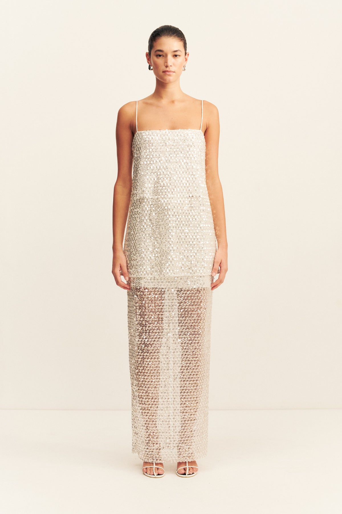 ASTERI MAXI SKIRT | SILVER | SKIRTS | SHONA JOY – Shona Joy US