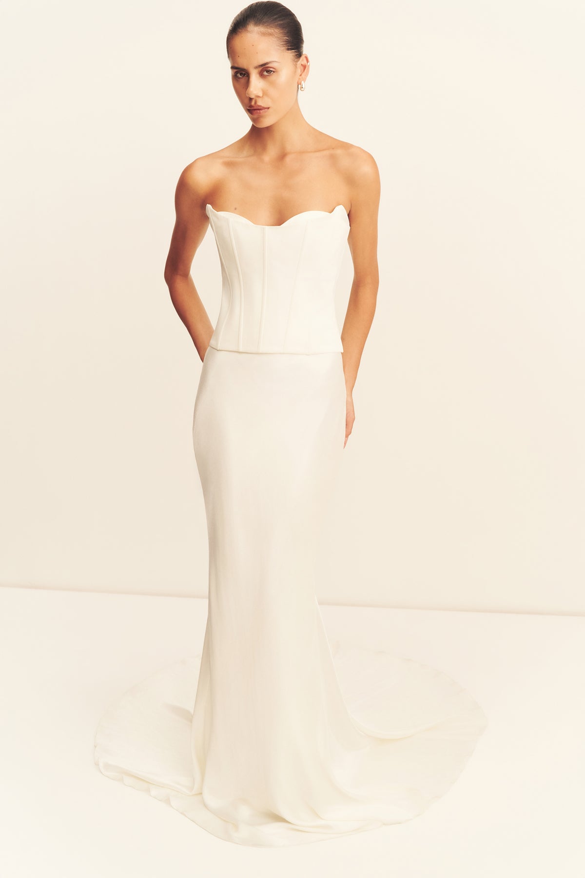 OAKLEY STRAPLESS CORSET - IVORY – Shona Joy US