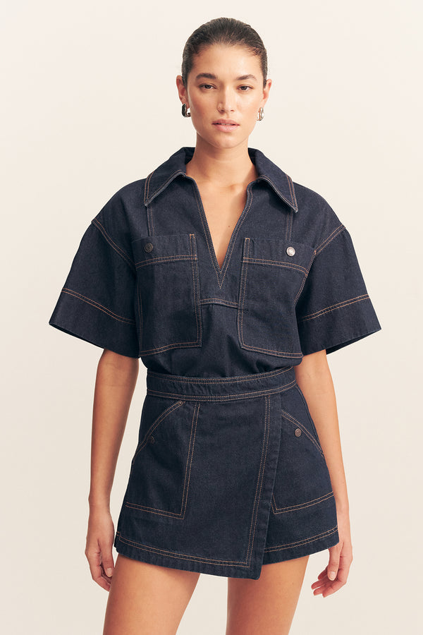 RITA WRAP DETAIL SKORT