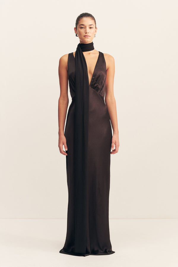 Shona Joy - Lucent Scarf - Black - Bridesmaids Dress Shona Joy - Lucent Scarf - Black - Bridesmaids Dress