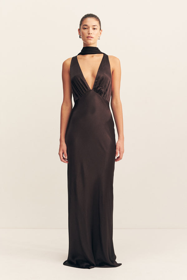 Shona Joy - Lucent Scarf - Black - Bridesmaids Dress Shona Joy - Lucent Scarf - Black - Bridesmaids Dress