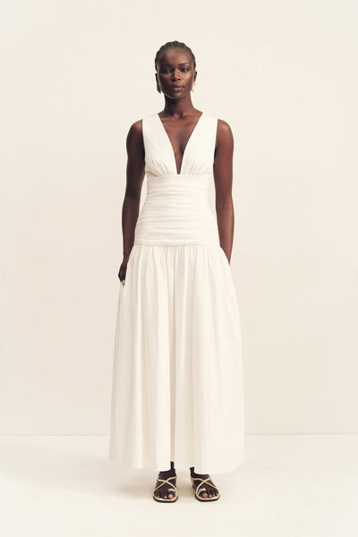 ivory brand dresses Shona Joy - Campbell Gathered Maxi Dress