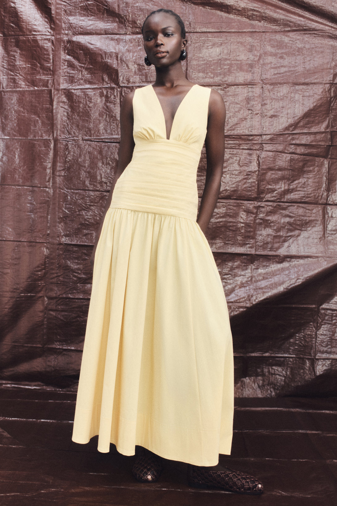 Campbell Gathered Maxi Dress | Soleil | Dresses | Shona Joy