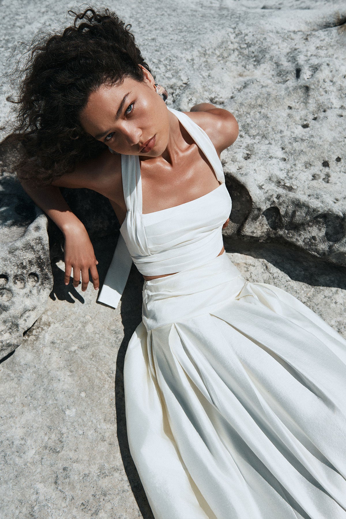 Lucero Halter Neck Top | White | Tops | Shona Joy – Shona Joy US