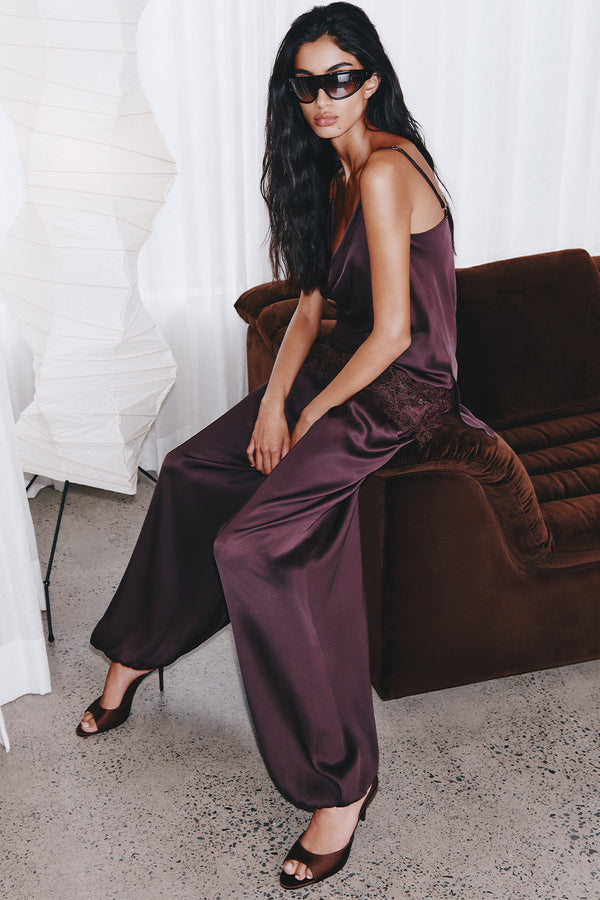 AGNES HAREM PANT - ESPRESSO