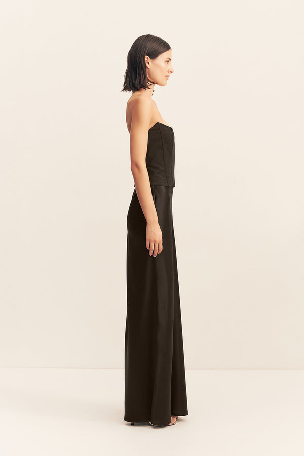 SAVANNA MAXI SKIRT - BLACK