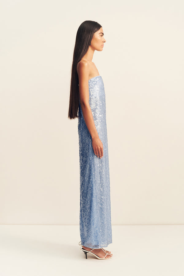 amerie maxi dress Shona Joy - Amerie Strapless Maxi Dress - Port Royale