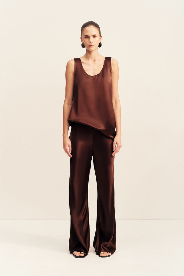 SAVANNA BIAS PANT - COFFEE_F