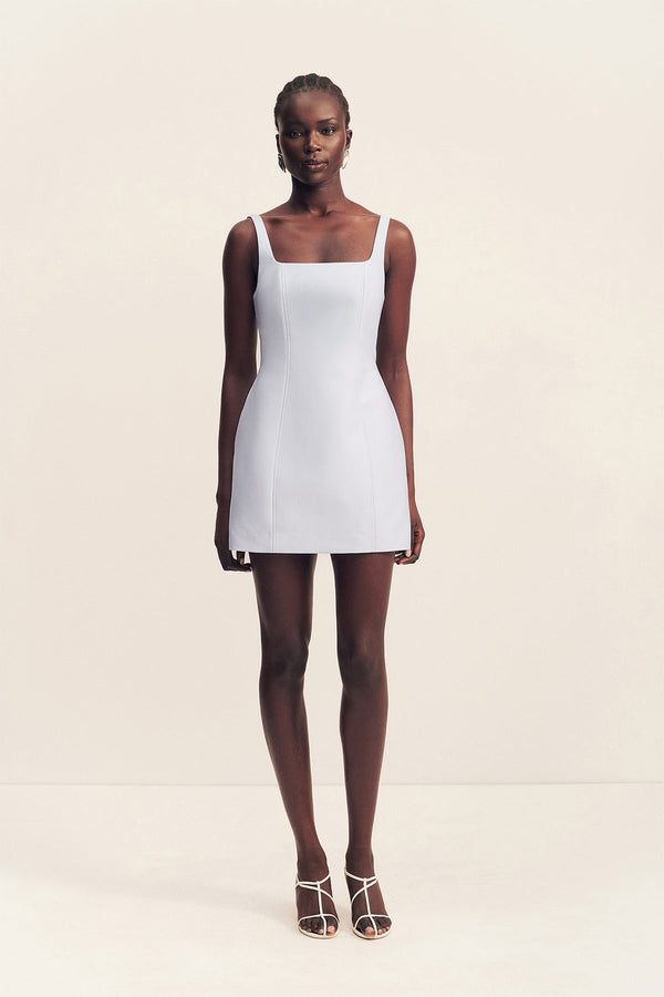Otis Square Neck Mini Dress | Sky | Dresses | Shona Joy Shona Joy US Otis Square Neck Mini Dress | Sky | Dresses | Shona Joy Shona Joy US