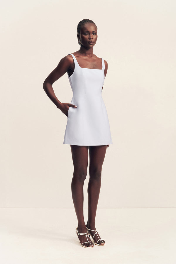 Shona Joy Otis Square Neck Mini Dress in Baby Blue - size Aus 10/US 6 Shona Joy Otis Square Neck Mini Dress in Baby Blue - size Aus 10/US 6