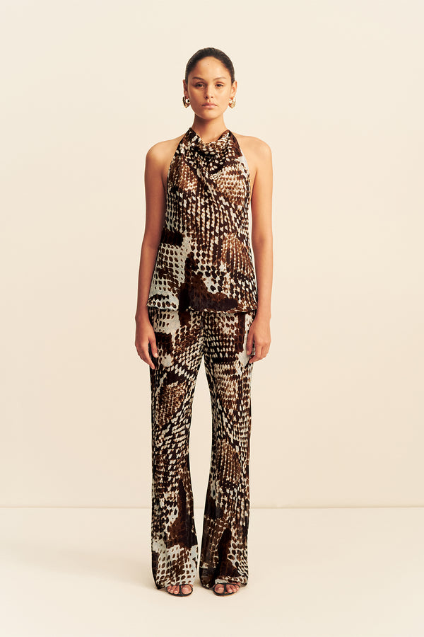 MAIA SHEER BIAS DRAWSTRING PANT