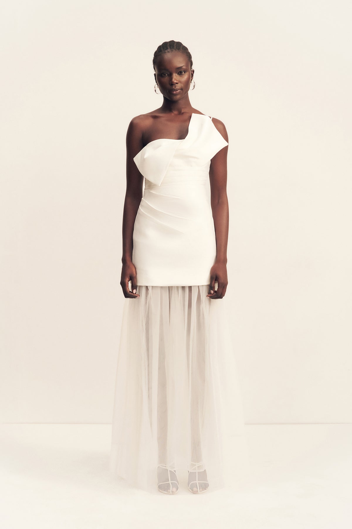 Halo Sheer Maxi Skirt | Ivory | Skirts | Shona Joy – Shona Joy US
