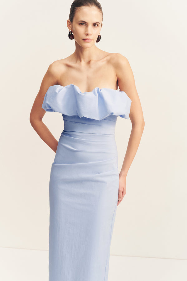 Shona Joy - Campbell Strapless Bubble Maxi Dress - Cornflower Blue - Bridesmaids Dress Shona Joy - Campbell Strapless Bubble Maxi Dress - Cornflower Blue - Bridesmaids Dress