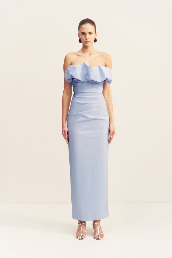 Shona Joy - Campbell Strapless Bubble Maxi Dress - Cornflower Blue - Bridesmaids Dress Shona Joy - Campbell Strapless Bubble Maxi Dress - Cornflower Blue - Bridesmaids Dress