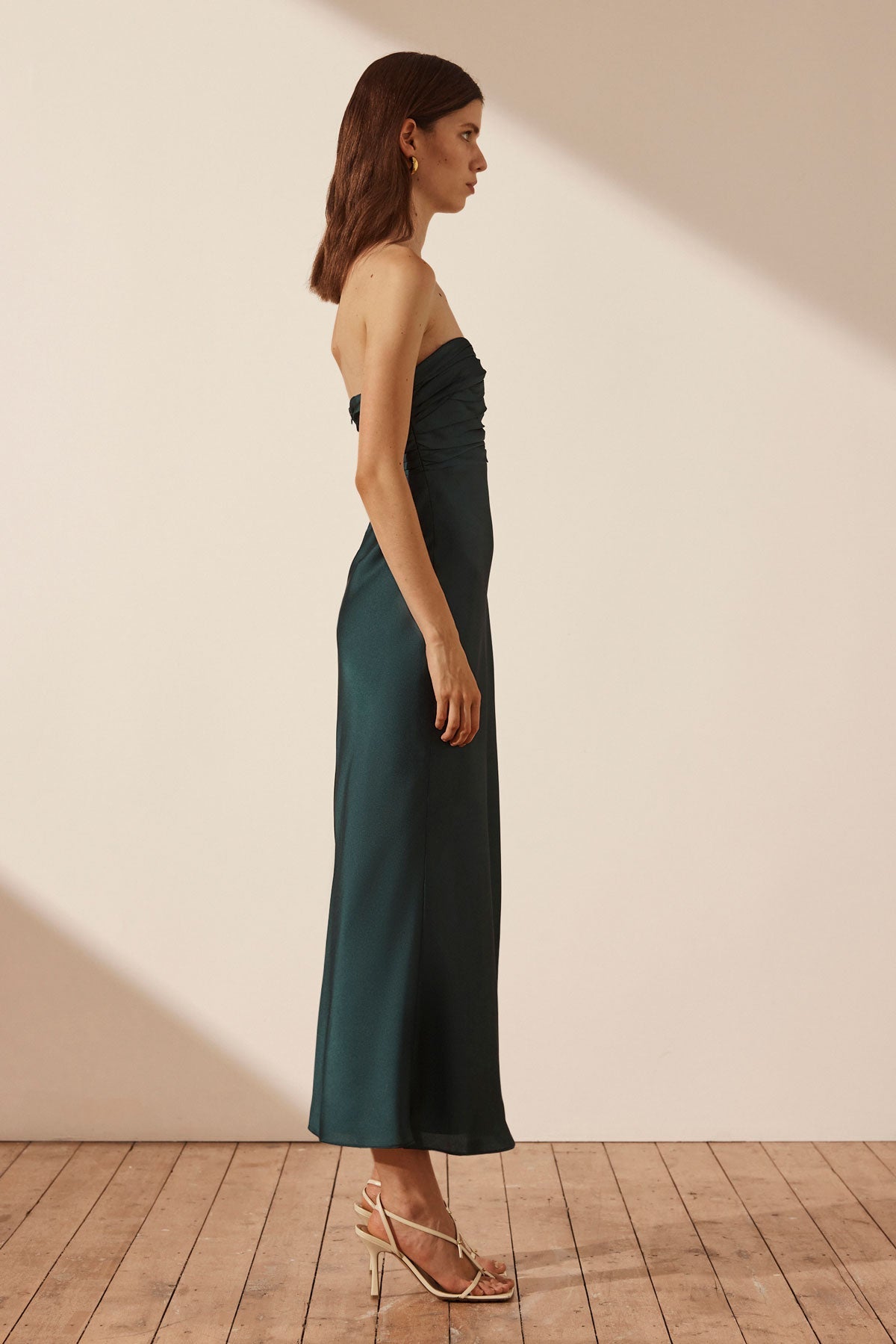 Shona Joy - Luxe Bias Cowl Slip Dress (Emerald)