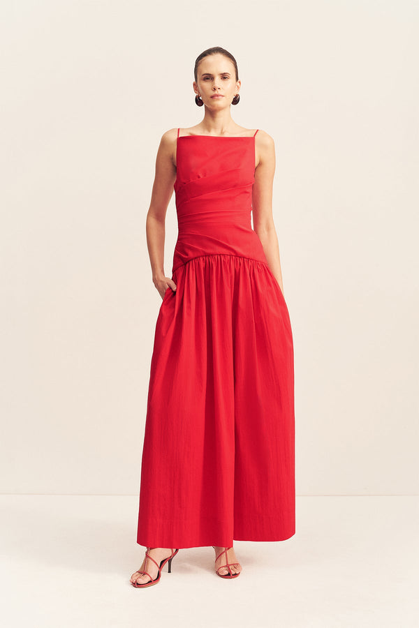 CAMPBELL SQUARE NECK MAXI DRESS - GOJI_F