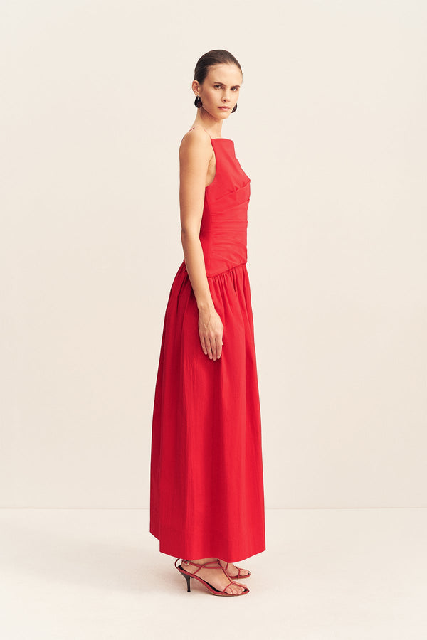 CAMPBELL SQUARE NECK MAXI DRESS - GOJI