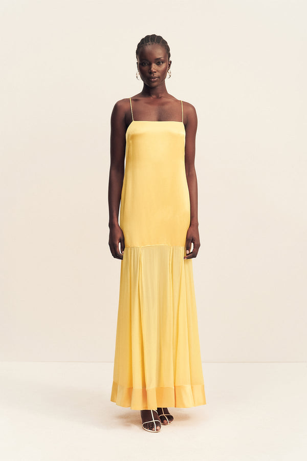 Shona Joy - Moraya Dropped Waist Maxi Dress - Soleil Shona Joy - Moraya Dropped Waist Maxi Dress - Soleil