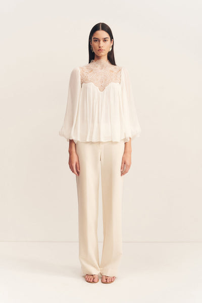 トップス Yilon Fleur lace blouse ivory Fleur lace blouse – YILON