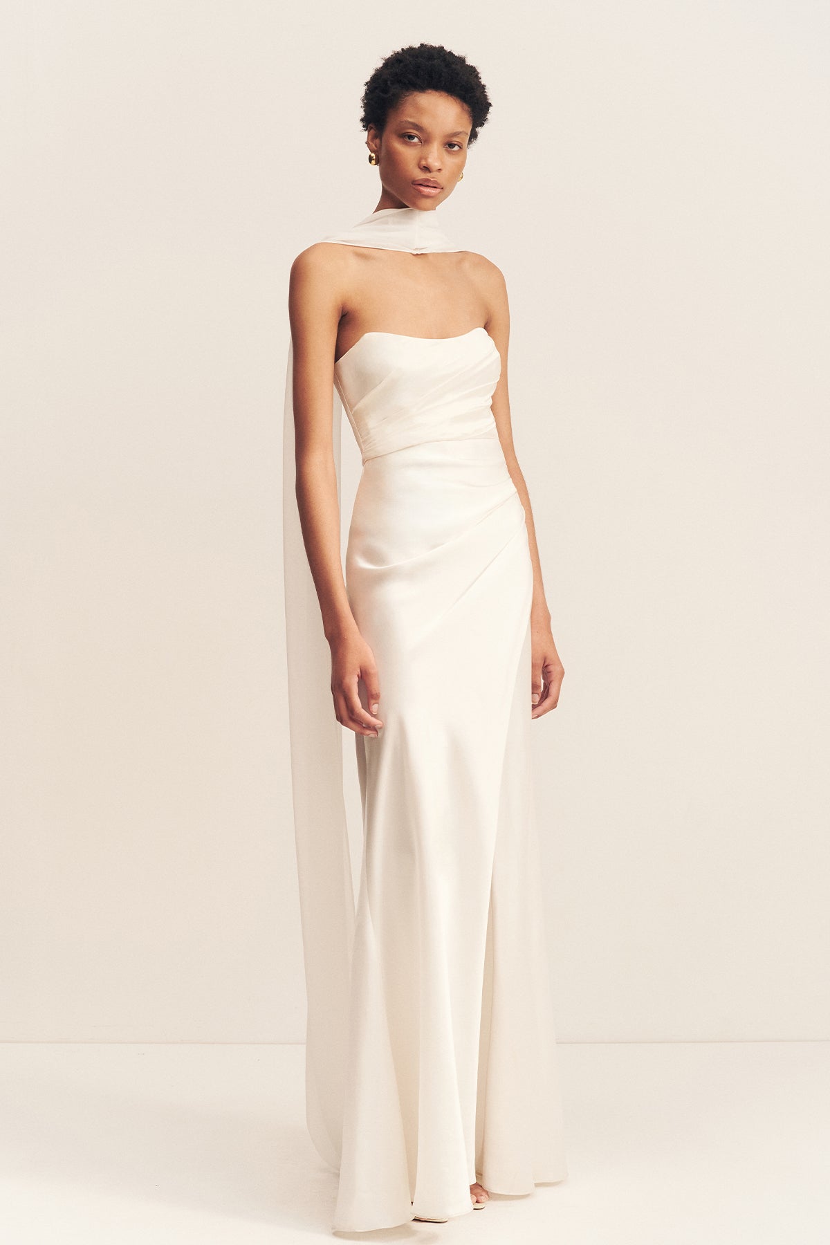 LUCENT SCARF - IVORY