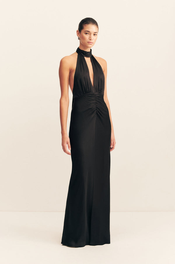 Shona Joy - Agnes Halter Neck Maxi Dress - Black Shona Joy - Agnes Halter Neck Maxi Dress - Black