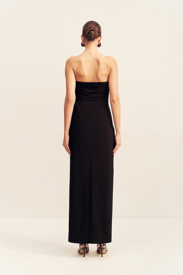 Shona Joy - Campbell Strapless U Wire Maxi Dress - Black Shona Joy - Campbell Strapless U Wire Maxi Dress - Black
